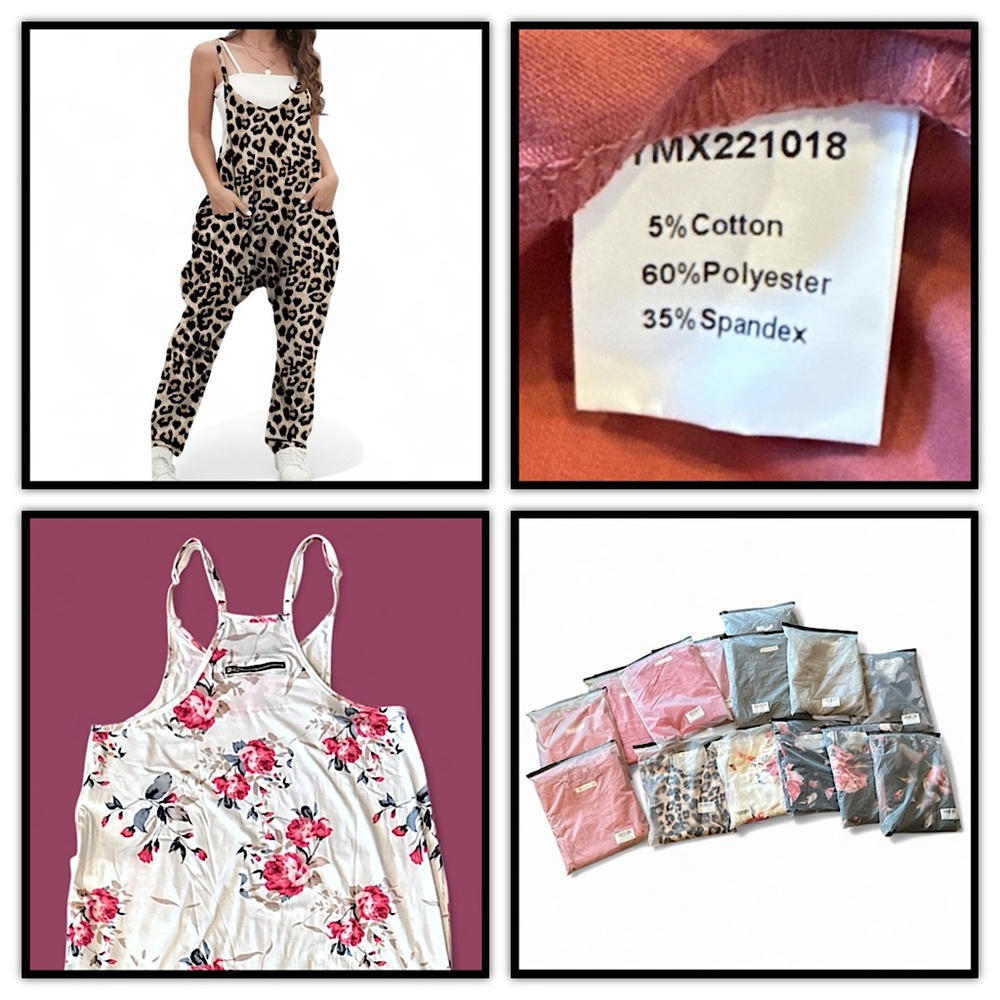 Casual V-Neck Sleeveless Harem Overall Jumpsuit - Picture 12 of 16